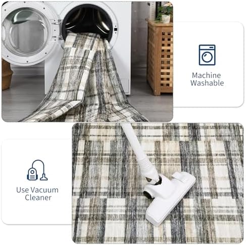 Garvee Washable Rugs 9x12 Area Rug - Image 5