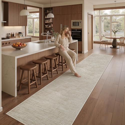 2x10 Runner Rug Non Slip, High-Low Pile Runners - Image 4