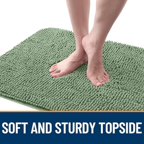 OLANLY Dog Door Mat for Muddy Paws 47x24, Super Absorbent Chenille Mud Mat - Image 4