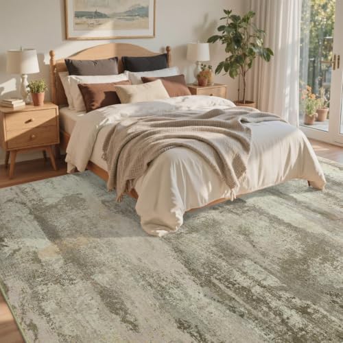 4x6 Ft Abstract Washable Area Rugs - Image 4