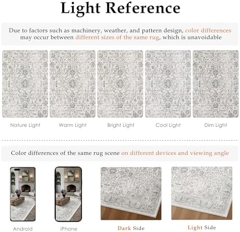 PureCozy Black 5x7 Washable Area Rug - Image 7