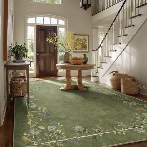 10x12 Area Rugs for Living Room: Washable Bedroom Rug Non Slip Large Carpet - Image 5
