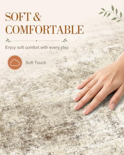 OLANLY 3x5 Washable Accent Rug, Soft Non Slip Carpet - Image 4
