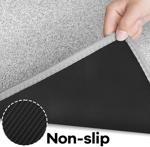 AREDO Runner Rug with Non Slip Rubber Backing 2*10 ft, Washable Soft Floor - Image 5
