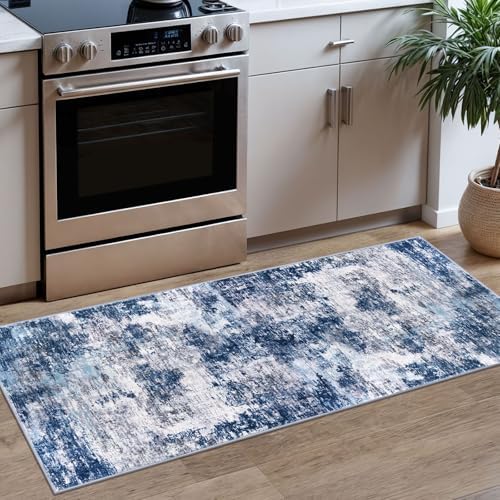 Lansny Modern Abstract Runner Rug 2x5 by lansny