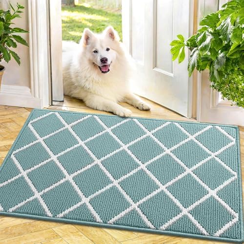 Finchitty Indoor Door Mat, Dirt Resistant Doormat, Sage Green - Image 6