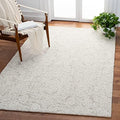 SAFAVIEH Metro Square Rug 4', Transitional Natural & Ivory MET998A by Unknown
