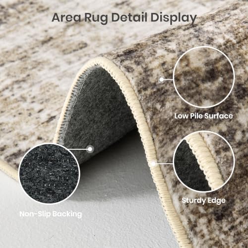 Valenrug Washable Rugs 5x7, Abstract Large Area Rugs - Image 5