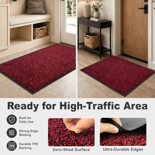 Mibao Super Absorbent Front Door Mat, Non-Slip Washable Indoor Doormats - Image 6