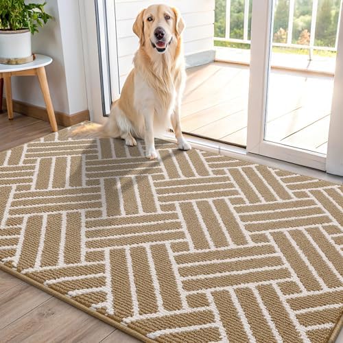 OLANLY Indoor Door Mat 48x32, Low-Profile Dirt Resistant Doormat by OLANLY