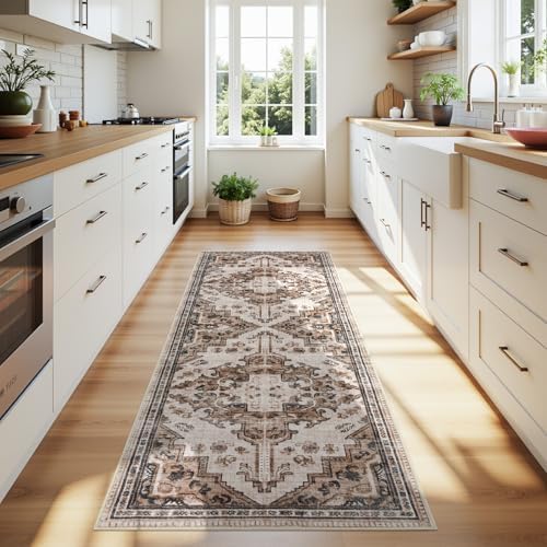 Joydeco Washable 2x5 Hallway Runner Rug Vintage - Image 3