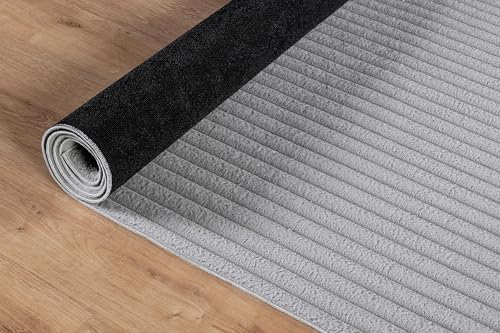 Fluffy Area Rug 8 x 10 Modern Durable Ultra Soft Plush Ribbed Indoor Rugs - Image 7