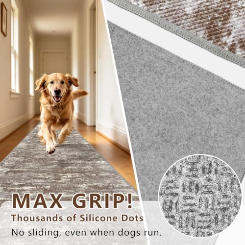 Long Hallway Runner Rug 3x12 ft Textured Non Slip - Image 6