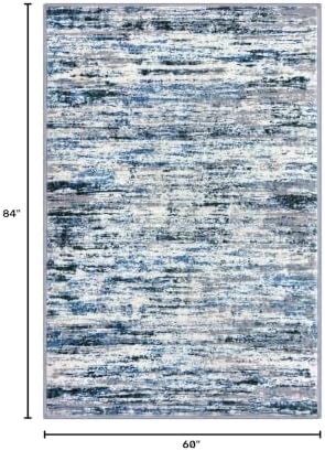 Lansny Modern Abstract 5x7 Area Rugs - Image 2