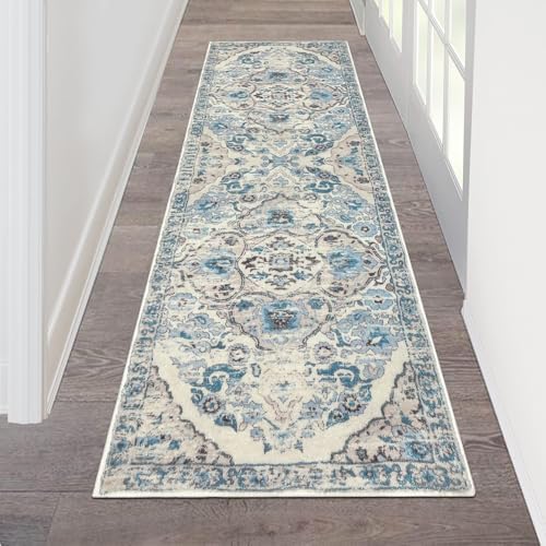 HEBE Hallway Runner Rug 2'x6', Washable Non Slip Kitchen Rug Runner by HEBE