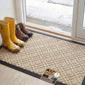 GORILLA GRIP WeatherMAX Door Mat, Indoor Outdoor Use, Latte Modern by GorillaGrip