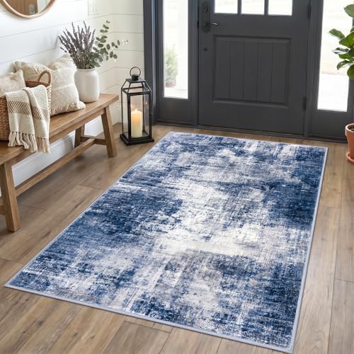 IOHOUZE Abstract Area Rug 4x5 Ft Washable Rugs by iOhouze