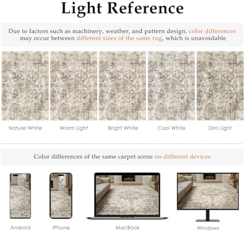 9x12 Taupe Neutral Area Rug - Image 6