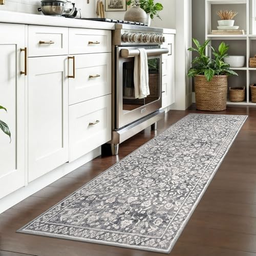 Washable Vintage 2x7 Runner Rug Non Slip Runners - Image 2