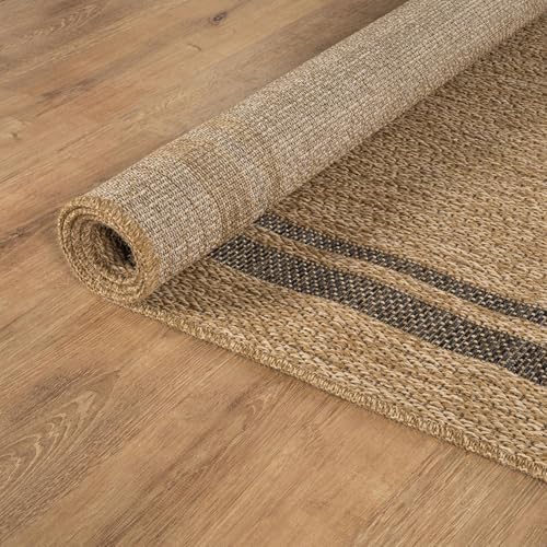 Beverly Rug Easy Jute Bordered Entry Rug 2x3 Washable Durable Indoor Outdoor - Image 5