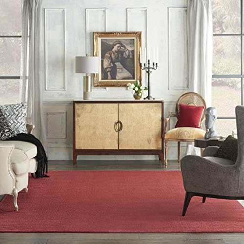 Nourison Home Nourison Essentials Brick Red 7' x 10' Area Rug - Image 3