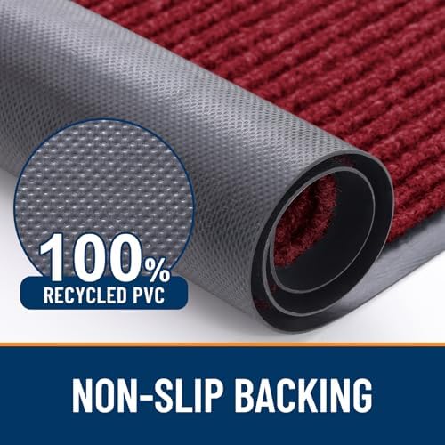 OLANLY 2-Pack Front Door Mats 59x23, Waterproof Heavy-Duty Doormats - Image 3