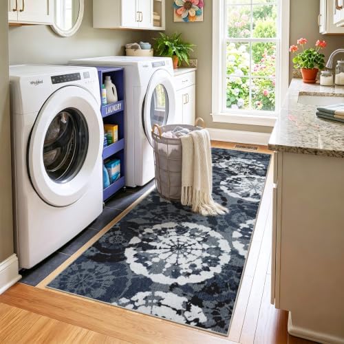 Washable 2x6 Runner Rugs for Hallway, Boho Runner Rug for Entryway - Image 2