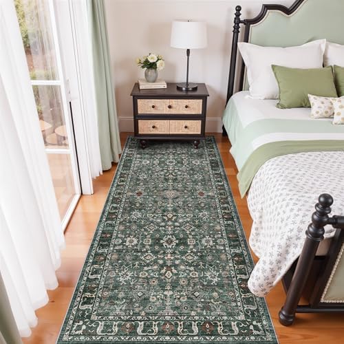 3x7 Kitchen Runner Rug: Hallway Rug Runner Wide Non Slip Soft Low Pile Rug - Image 4