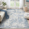 Washable 4'x6' Abstract Area Rug by Unknown