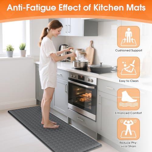 TranquilRelax 2-Piece Kitchen Mats, Cushioned Non-Slip Floor Mats - Image 4