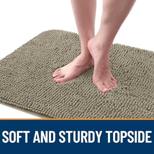 OLANLY Dog Door Mat for Muddy Paws 47x17, Super Absorbent Chenille Mud Mat - Image 4