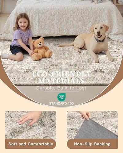 Madane Washable Runner Rugs 2x10 Long - Image 5