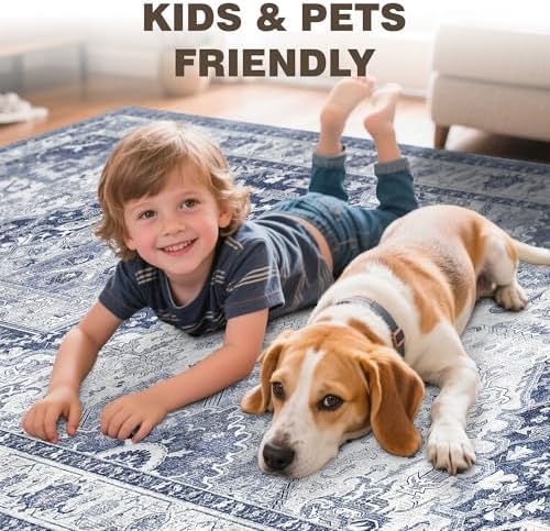 Washable 3x5 Area Rug, Non Slip Rug - Image 4