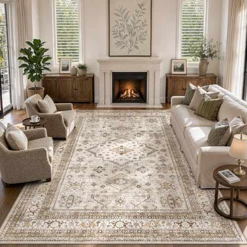 cotiled 5x8 Area Rug for Living Room, Traditional - Image 6