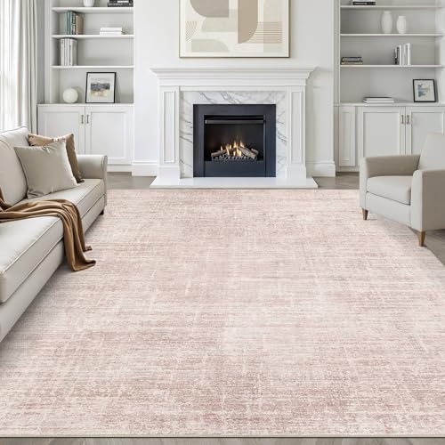 LOONGRUG 8x10 Area Rugs Washable Neutral Modern Rug by LOONGRUG