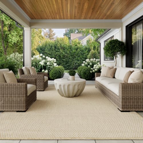 Nourison Home Home Courtyard 8' x 10' Natural Area Rug - Image 4