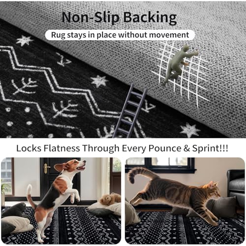 SERISSA 3x12 Washable Non-Slip Boho Runner Rug - Image 5