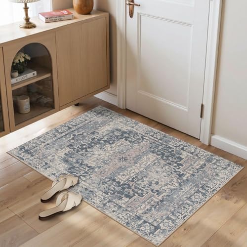 Rugxara 2x3 Entryway Rug Door Mat, Washable Samll Rug, Non Slip - Image 2