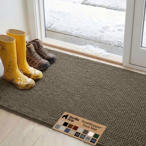 GORILLA GRIP SoakSTOPPER Indoor Door Mat by GorillaGrip