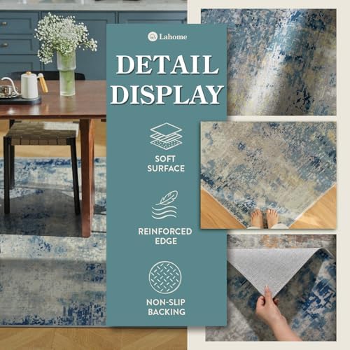 Lahome Modern Abstract 9x12 Area Rugs - Image 6