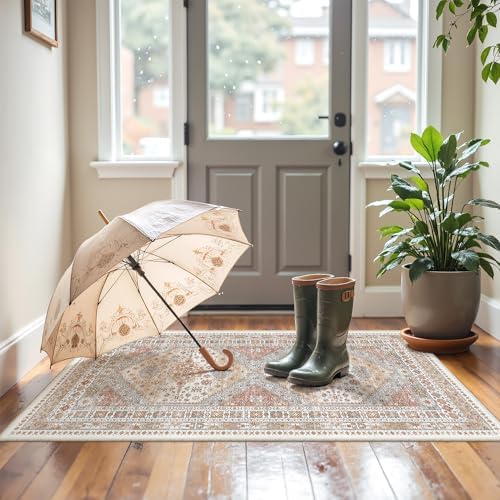 2x4 Washable Rug Runner for Bathroom, Entryway Rug - Image 4