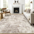 LOONGRUG 8x10 Area Rugs Washable Large Neutral Modern Living Room Rug by LOONGRUG