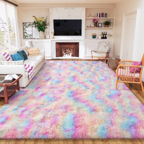 AROGAN Fluffy 8x10 Area Rugs Kids Bedroom Carpet by AROGANAREARUG