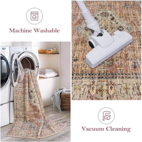 Lahome Oriental Kitchen Runner Rug Non Slip, 2x8 Runners - Image 5