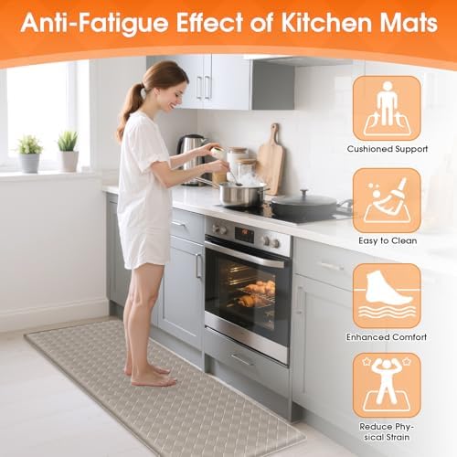 TranquilRelax 2-Piece Kitchen Mats, Cushioned Non-Slip Floor Mats - Image 4