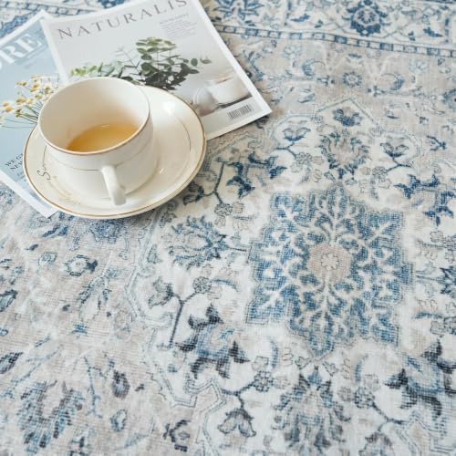 Joydeco Washable 2x5 Hallway Runner Rug Vintage - Image 5
