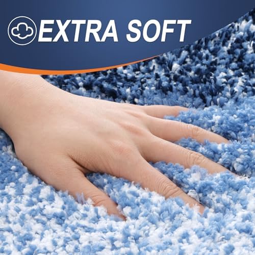 OLANLY Bathroom Runner Rug 47x17, Extra Soft Absorbent Microfiber Bath Rugs - Image 2