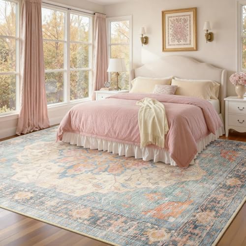 RELEANY Washable Area Rug, Large 9'x12' - Image 2