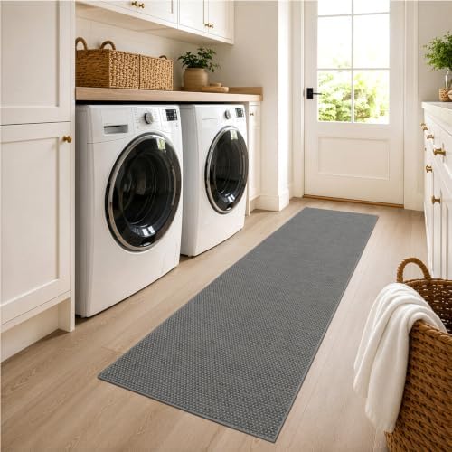 DEXI Thin Hallway Runner Rug 2x7, Non Slip Entryway Rugs - Image 5