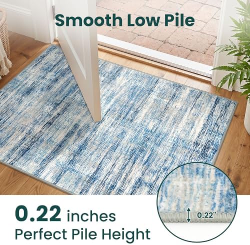 KOZYFLY Abstract 3x5 Ft Area Rug Washable Rugs - Image 5